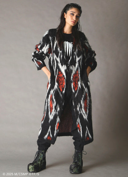 【Pre-Order】Ground Y×CHAINSAW MAN Collaborate Collection FOX DEVIL EYES CARDIGAN