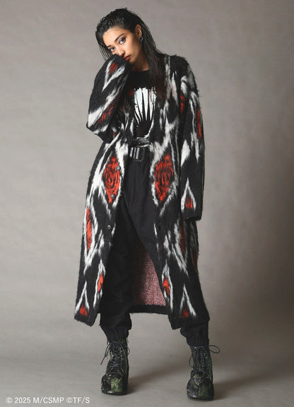 【Pre-Order】Ground Y×CHAINSAW MAN Collaborate Collection FOX DEVIL EYES CARDIGAN