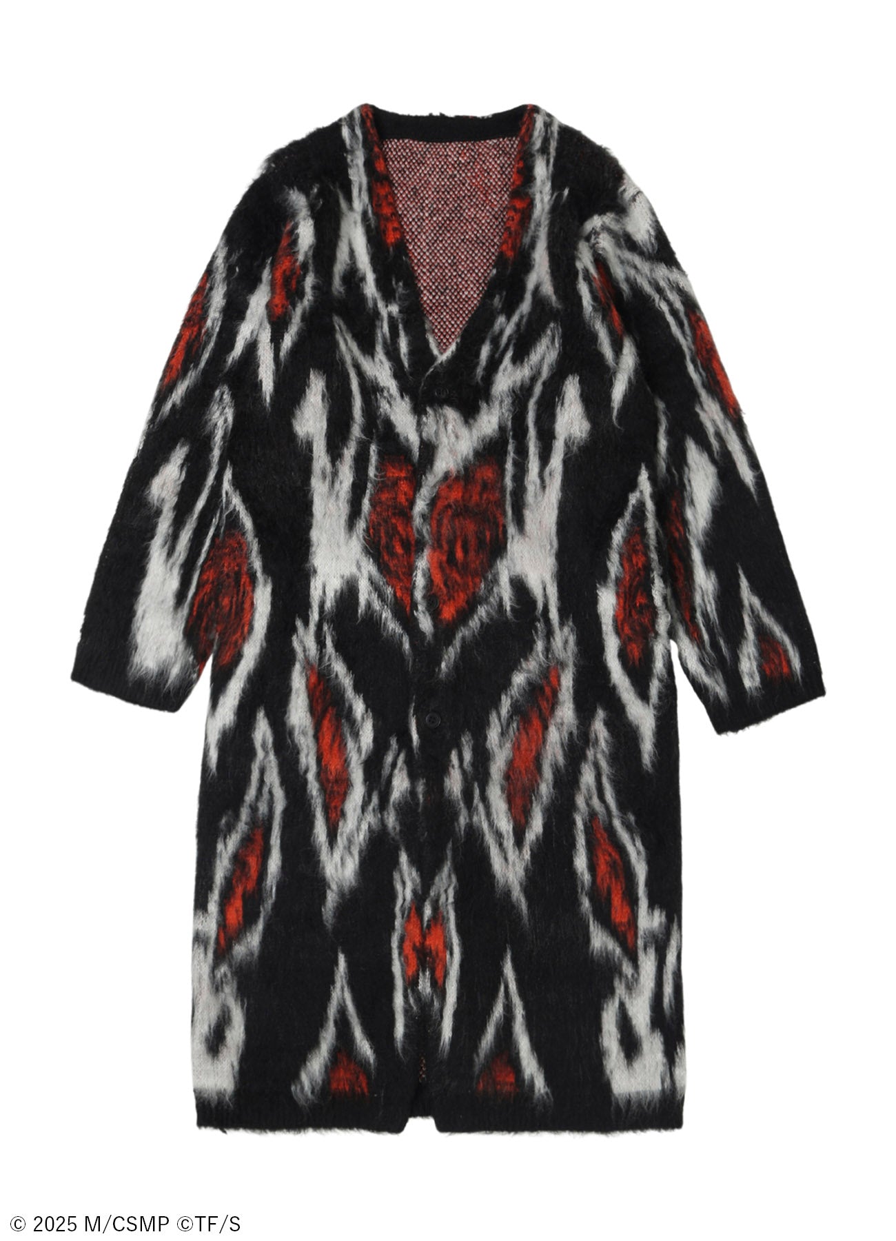 【Pre-Order】Ground Y×CHAINSAW MAN Collaborate Collection FOX DEVIL EYES CARDIGAN
