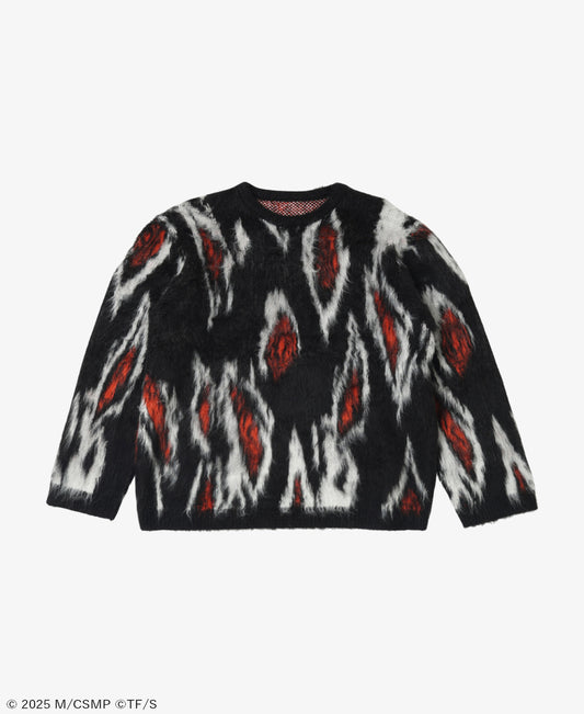 【Pre-Order】Ground Y×CHAINSAW MAN Collaborate Collection FOX DEVIL EYES CARDIGAN【Shipping sequentially from late February 2026】