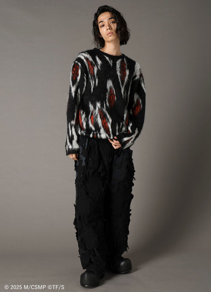 【Pre-Order】Ground Y×CHAINSAW MAN Collaborate Collection FOX DEVIL EYES KNIT