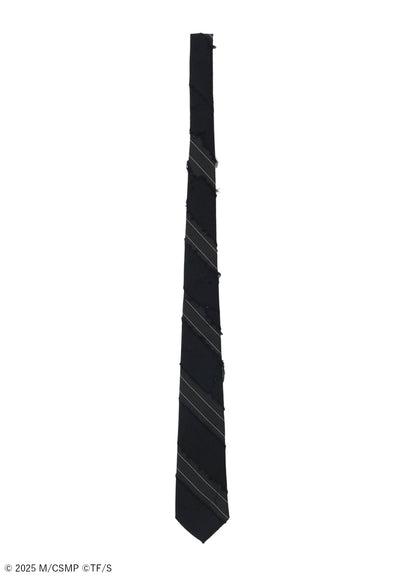 【Pre-Order】Ground Y×CHAINSAW MAN Collaborate Collection CHAINSAW OPARL FINISHING STRIPE TIE