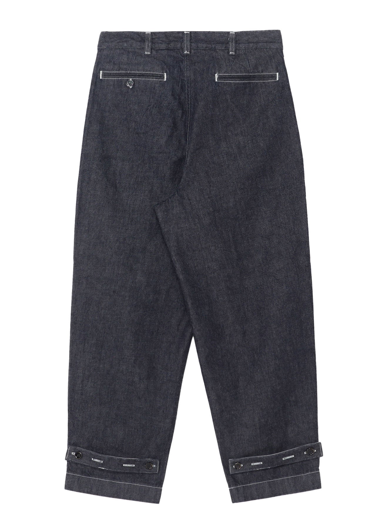 Ground Y×EDWIN 11oz INDIGO DENIM WIDE-TUCK PANTS WITH TAB DETAIL