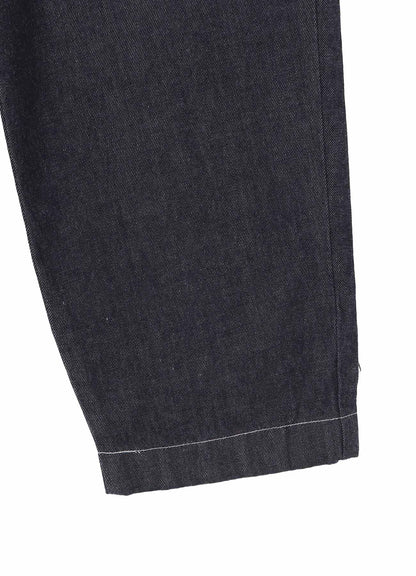 Ground Y×EDWIN 11oz INDIGO DENIM WIDE-TUCK PANTS WITH TAB DETAIL