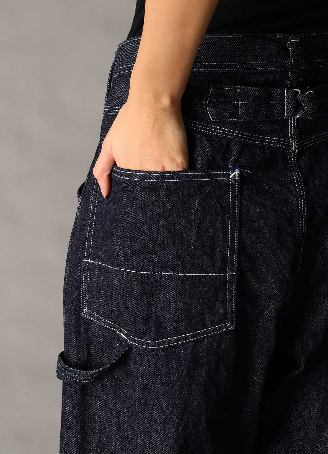 Ground Y×EDWIN 11oz INDIGO DENIM PAINTER PANTS