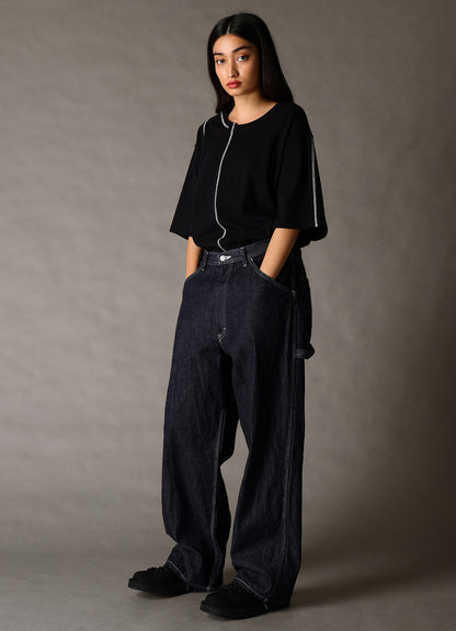 Ground Y×EDWIN 11oz INDIGO DENIM PAINTER PANTS