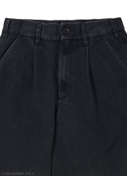 【Pre-Order】Ground Y×CHAINSAW MANCollaborate Collection BLEACH WASH CHAINSAW PANTS