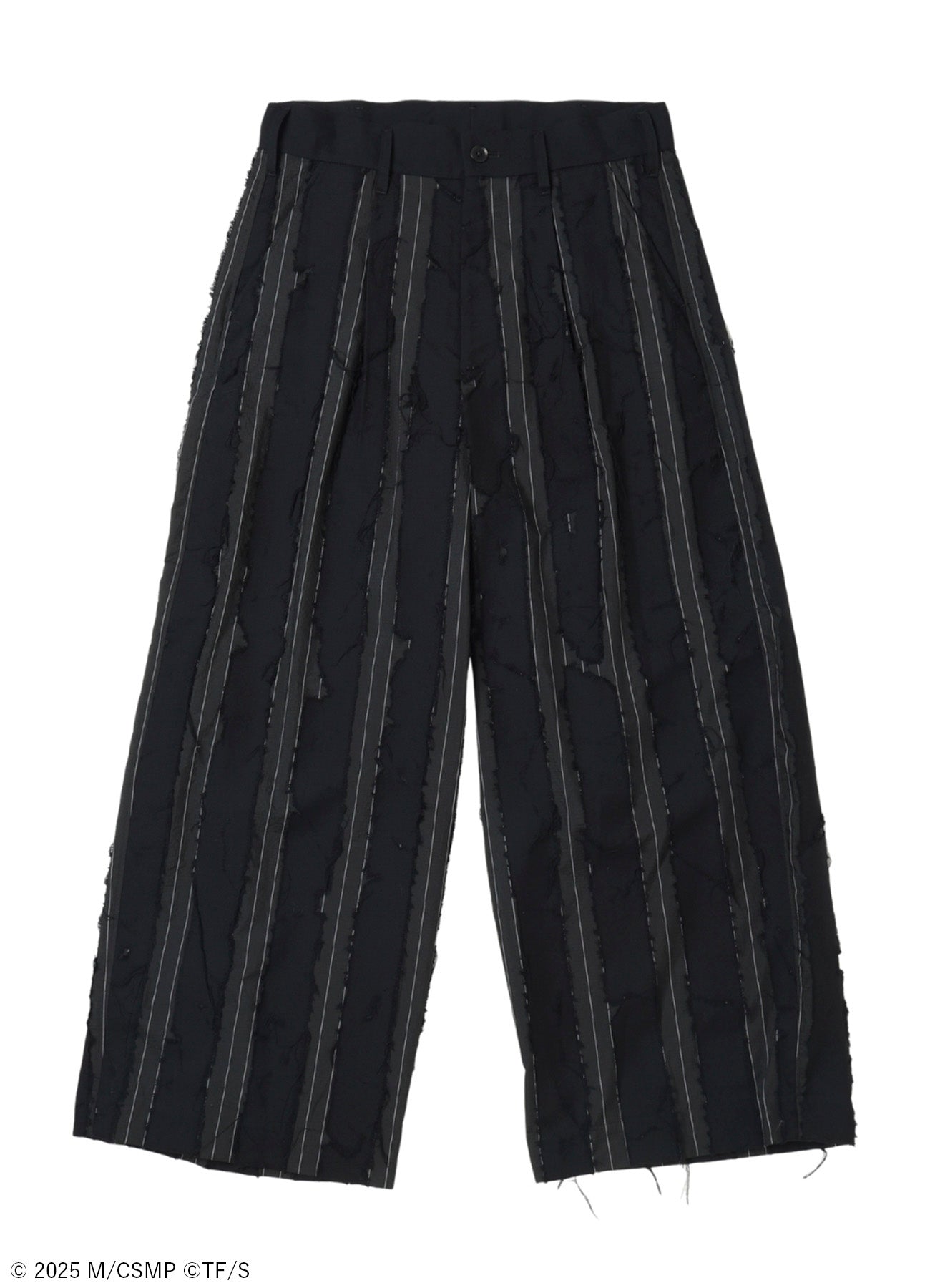 【Pre-Order】Ground Y×CHAINSAW MAN Collaborate Collection CHAINSAW OPAL FINISHING WIDE PANTS