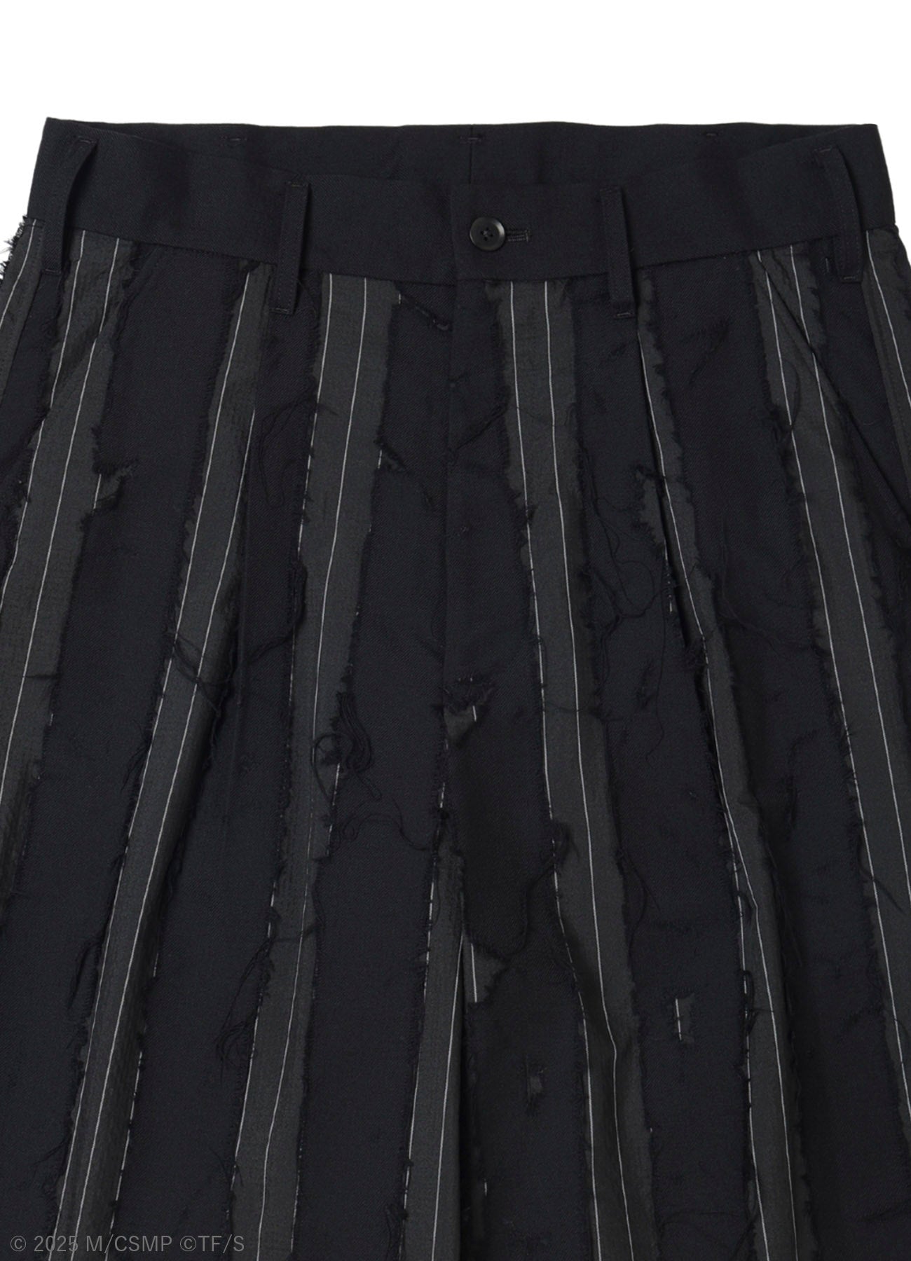 【Pre-Order】Ground Y×CHAINSAW MAN Collaborate Collection CHAINSAW OPAL FINISHING WIDE PANTS