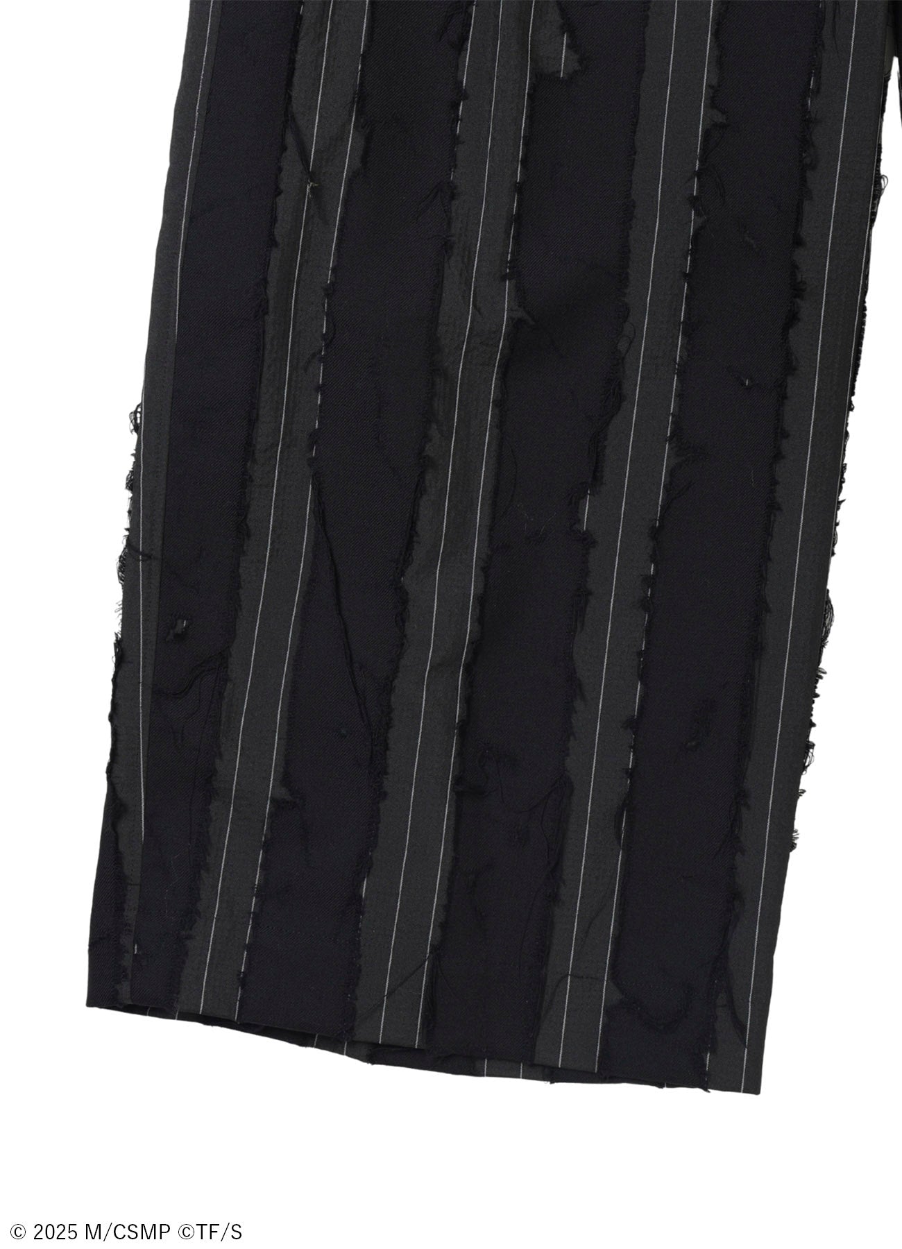 【Pre-Order】Ground Y×CHAINSAW MAN Collaborate Collection CHAINSAW OPAL FINISHING WIDE PANTS