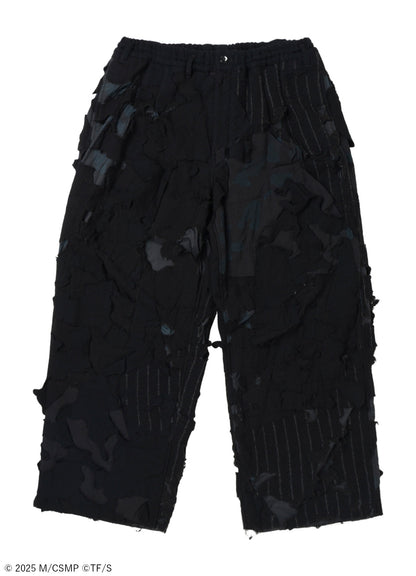 【Pre-Order】Ground Y×CHAINSAW MAN Collaborate Collection EXPLOSION CAMOUFLAGE WIDE PANTS