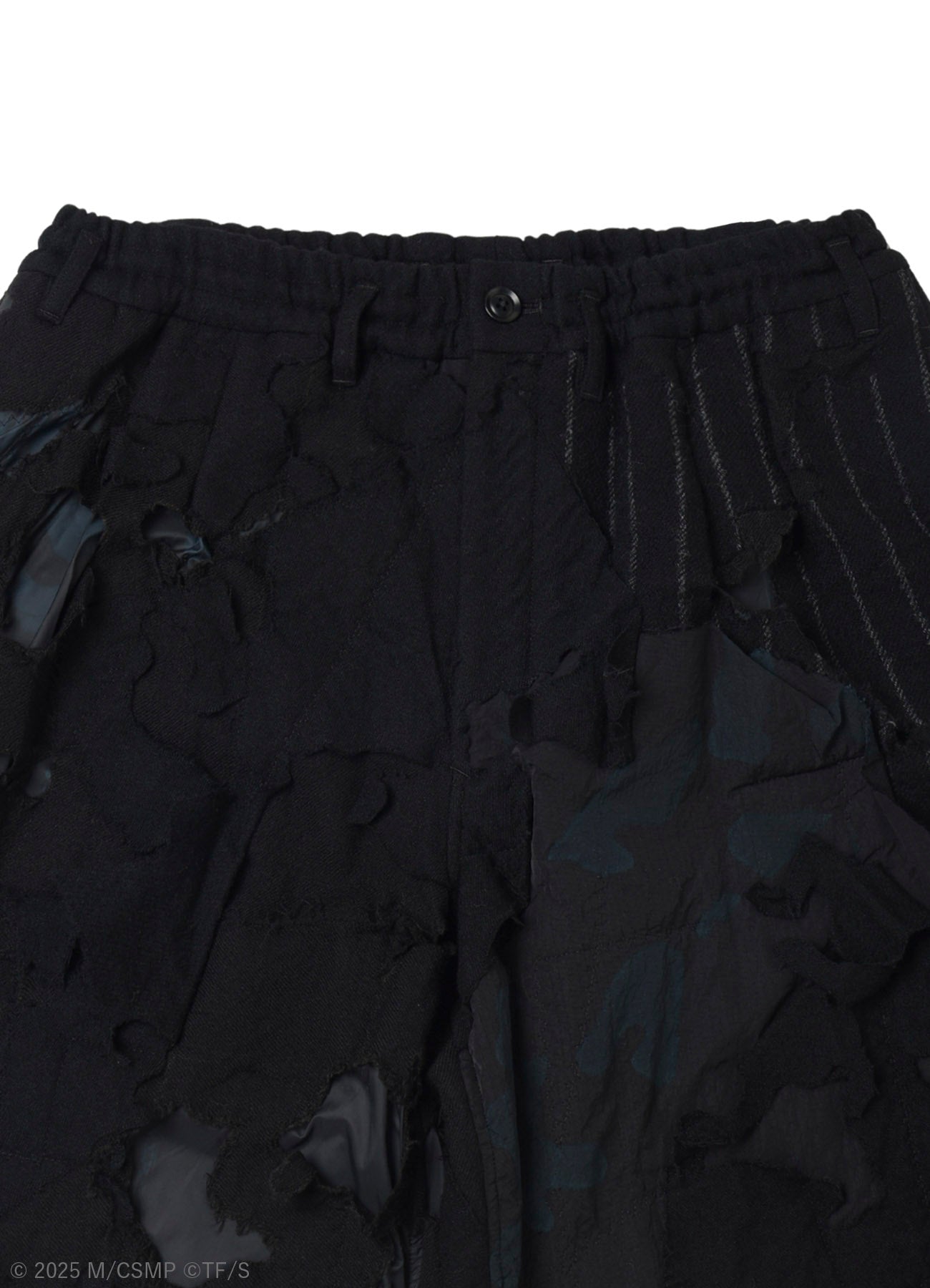 【Pre-Order】Ground Y×CHAINSAW MAN Collaborate Collection EXPLOSION CAMOUFLAGE WIDE PANTS