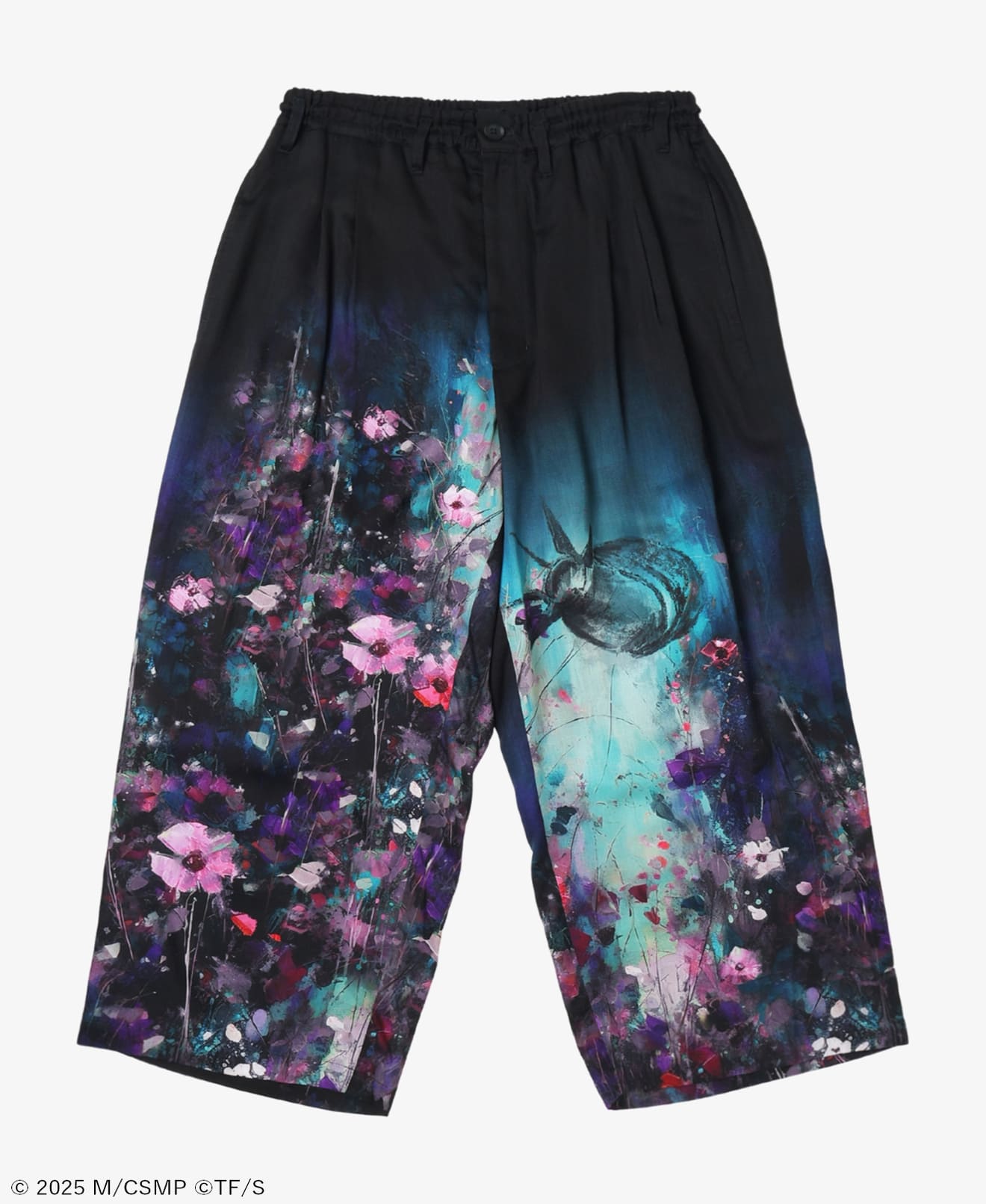 FLOWER AND BOMB GRAPHIC PANTS