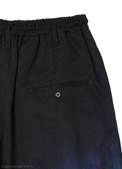 【Pre-Order】Ground Y×CHAINSAW MAN Collaborate Collection FLOWER AND BOMB GRAPHIC PANTS