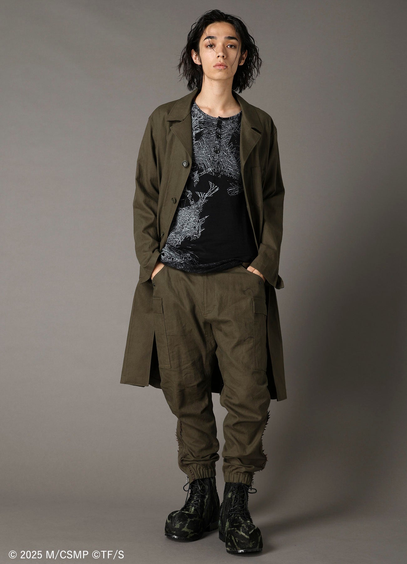 【Pre-Order】Ground Y×CHAINSAW MAN Collaborate Collection CHAINSAW TAPE PANTS