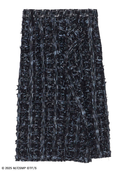 【Pre-Order】Ground Y×CHAINSAW MAN Collaborate Collection EXPLOSION TWEED SKIRT