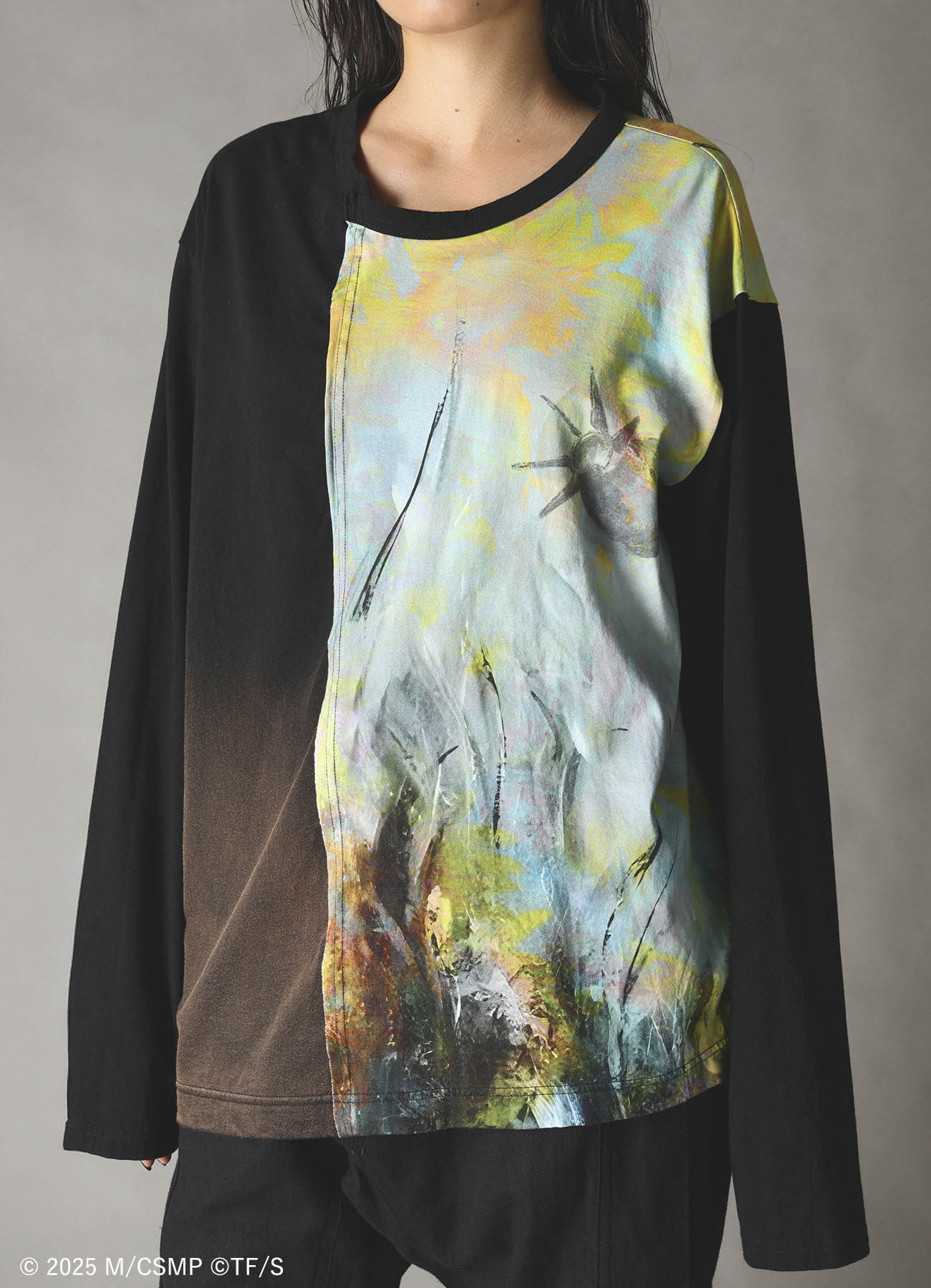 【Pre-Order】Ground Y×CHAINSAW MAN Collaborate Collection FLOWER AND BOMB SWICHING T-SHIRT