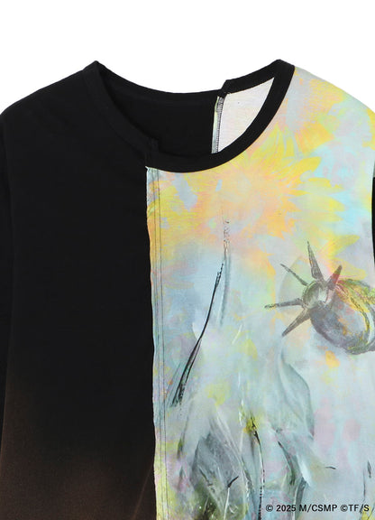 【Pre-Order】Ground Y×CHAINSAW MAN Collaborate Collection FLOWER AND BOMB SWICHING T-SHIRT