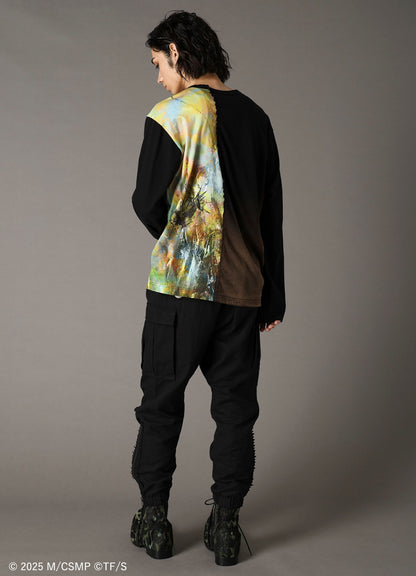 【Pre-Order】Ground Y×CHAINSAW MAN Collaborate Collection FLOWER AND BOMB SWICHING T-SHIRT