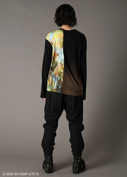 【Pre-Order】Ground Y×CHAINSAW MAN Collaborate Collection FLOWER AND BOMB SWICHING T-SHIRT