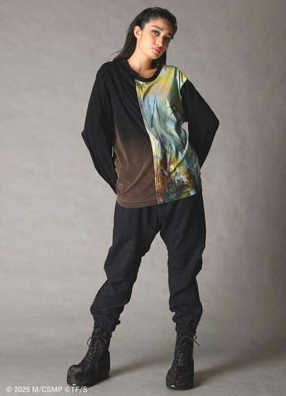 【Pre-Order】Ground Y×CHAINSAW MAN Collaborate Collection FLOWER AND BOMB SWICHING T-SHIRT