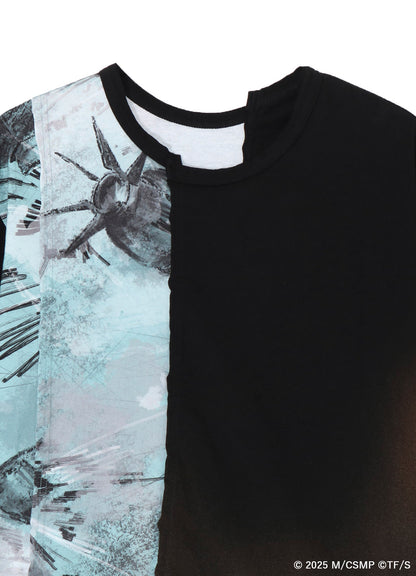 【Pre-Order】Ground Y×CHAINSAW MAN Collaborate Collection BOMB AND REZE SWICHING T-SHIRT