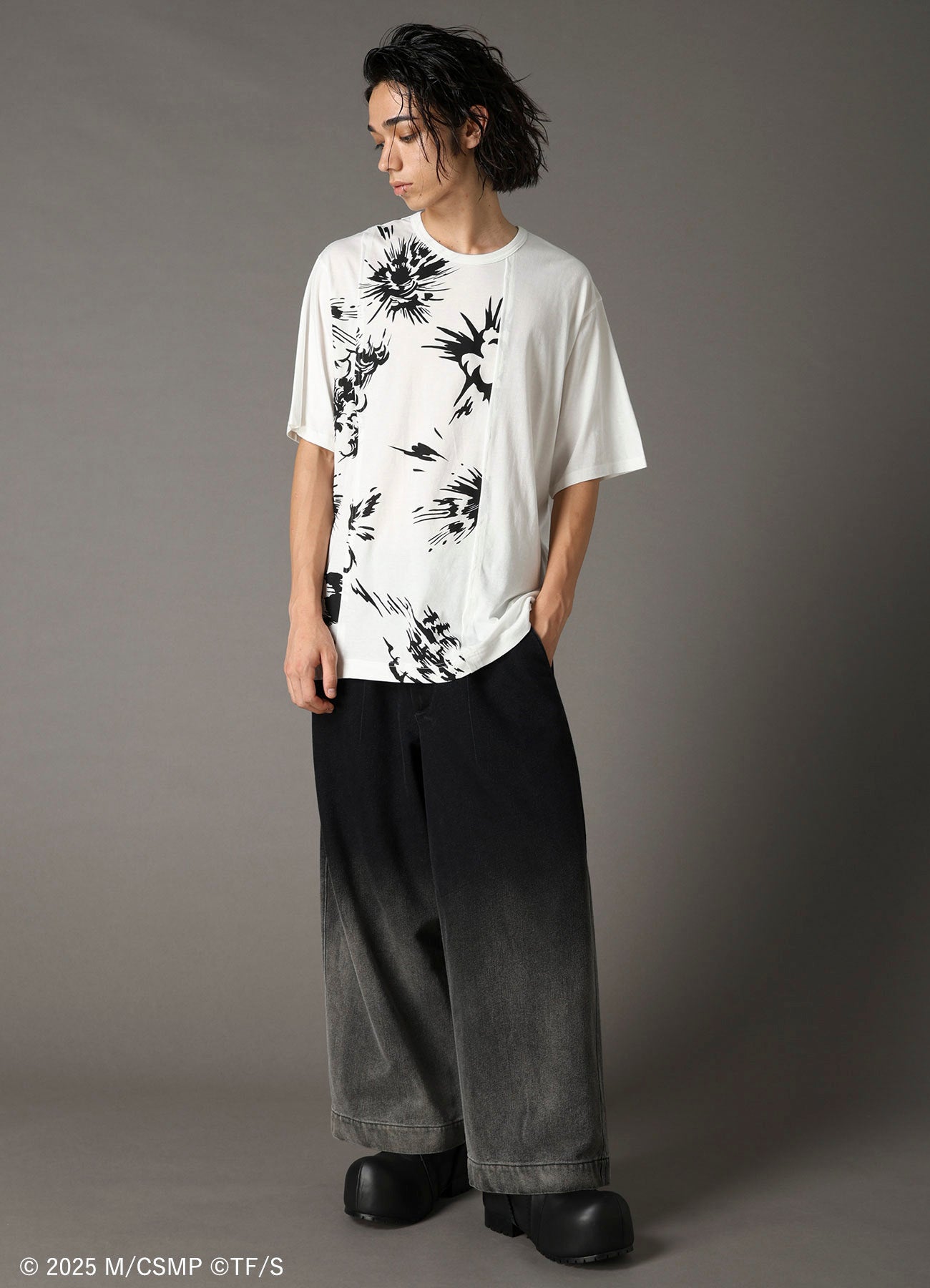 【Pre-Order】Ground Y×CHAINSAW MAN Collaborate Collection EXPLOSION GRAPHIC T-SHIRT