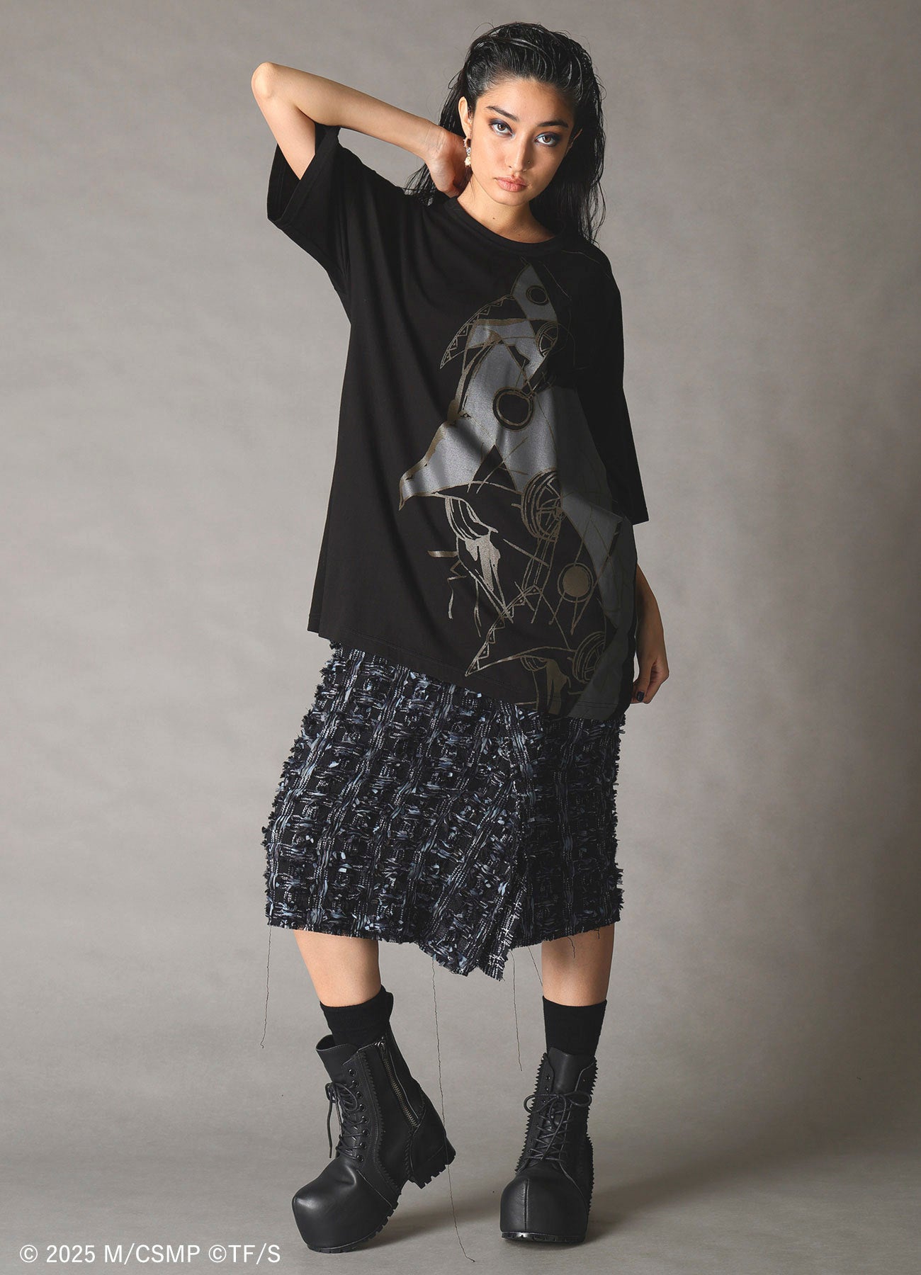 【Pre-Order】Ground Y×CHAINSAW MAN Collaborate Collection VIOLENCE FIEND T-SHIRT