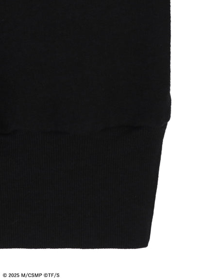 【Pre-Order】Ground Y×CHAINSAW MAN Collaborate Collection CHAINSAW TWEED ROUND NECK SWEATSHIRT