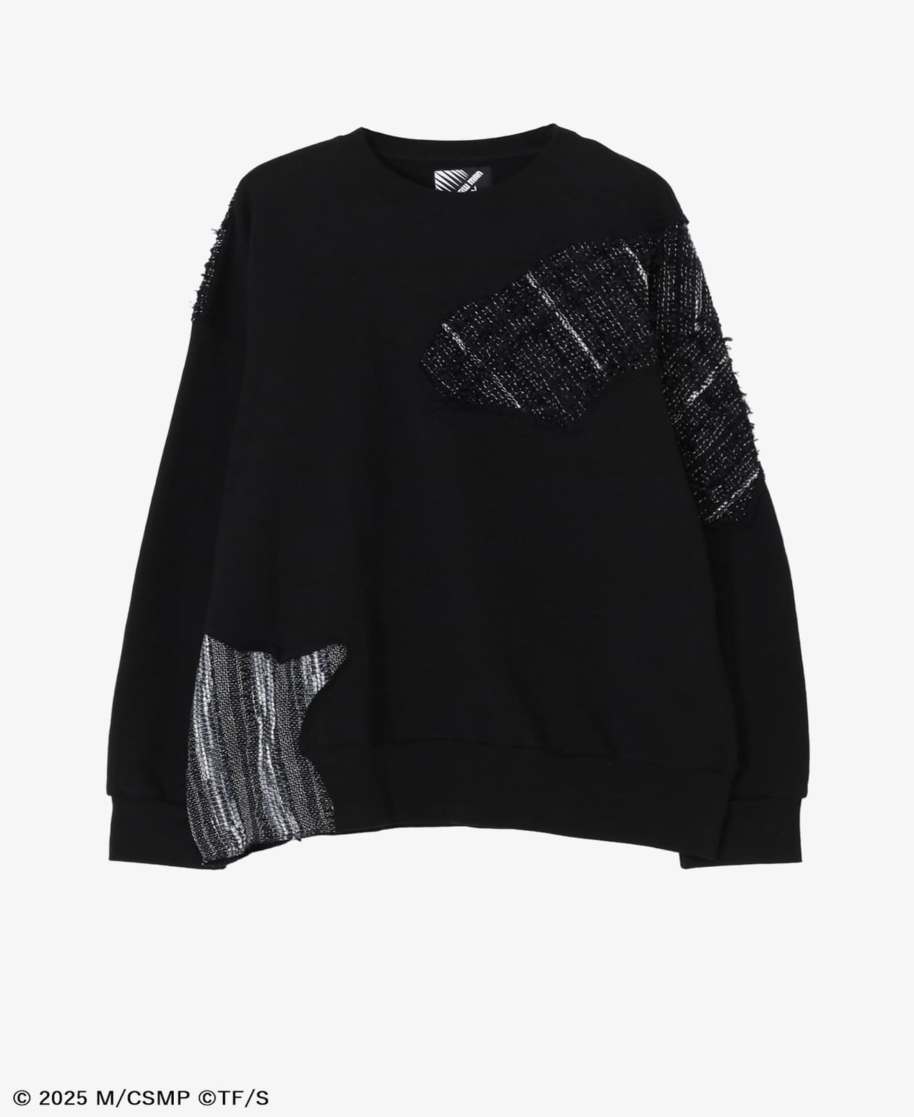 Ground Y Ultima Jersey Henry Neck T 黒 ULTIMA JERSEY ROUND NECK LONG SLEEVE(FREE SIZE Black): Yohji