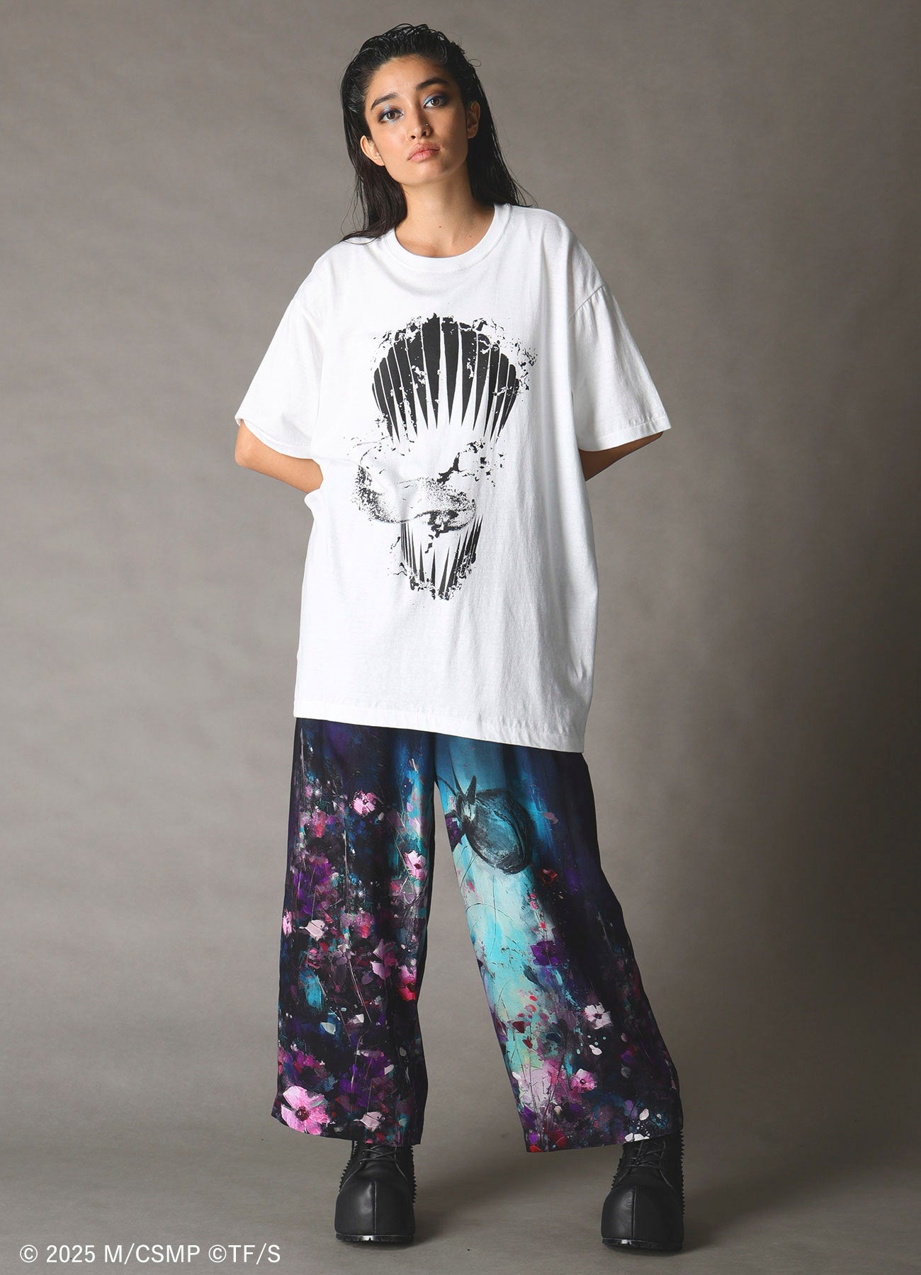 【Pre-Order】Ground Y×CHAINSAW MAN Collaborate Collection CHAINSAW MAN TEETH T-SHIRT