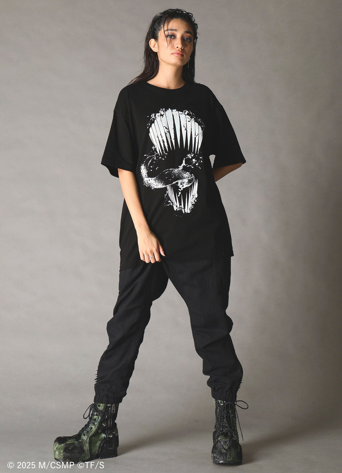 【Pre-Order】Ground Y×CHAINSAW MAN Collaborate Collection CHAINSAW MAN TEETH T-SHIRT
