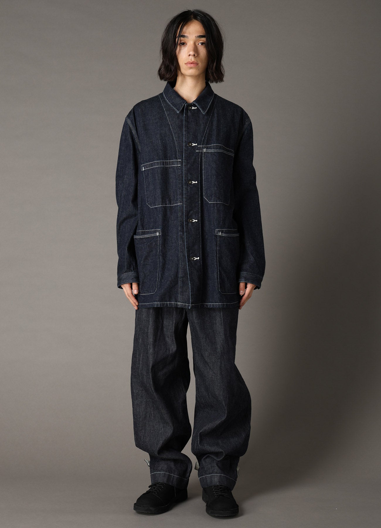 Ground Y×EDWIN 11oz INDIGO DENIM COVERALL – THE SHOP YOHJI YAMAMOTO