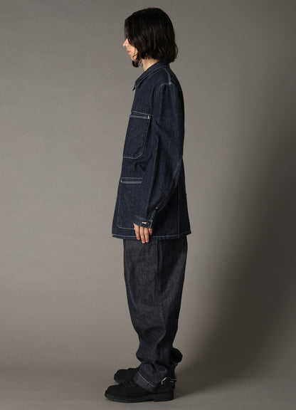 Ground Y×EDWIN 11oz INDIGO DENIM COVERALL