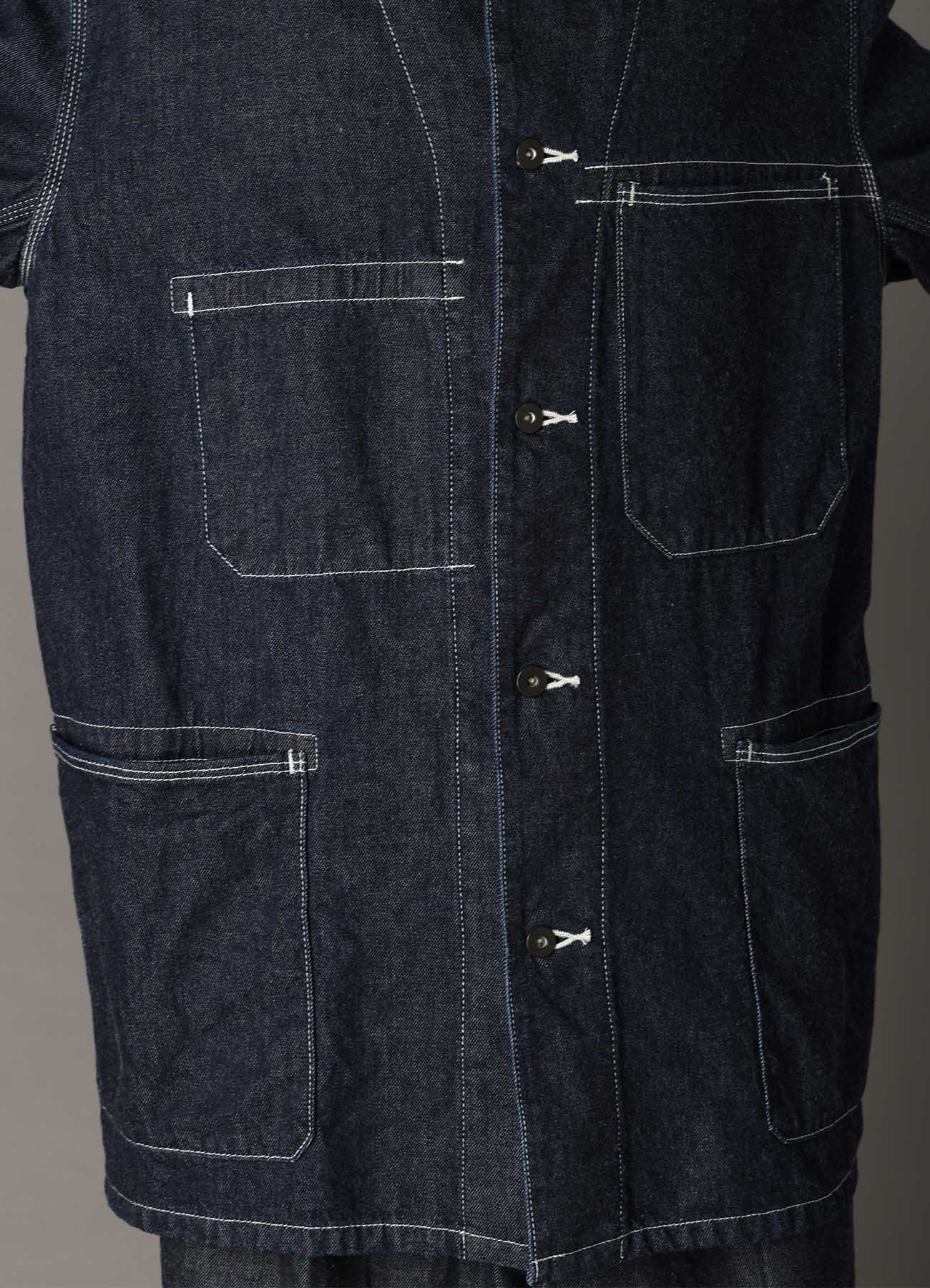 Ground Y×EDWIN 11oz INDIGO DENIM COVERALL – THE SHOP YOHJI YAMAMOTO