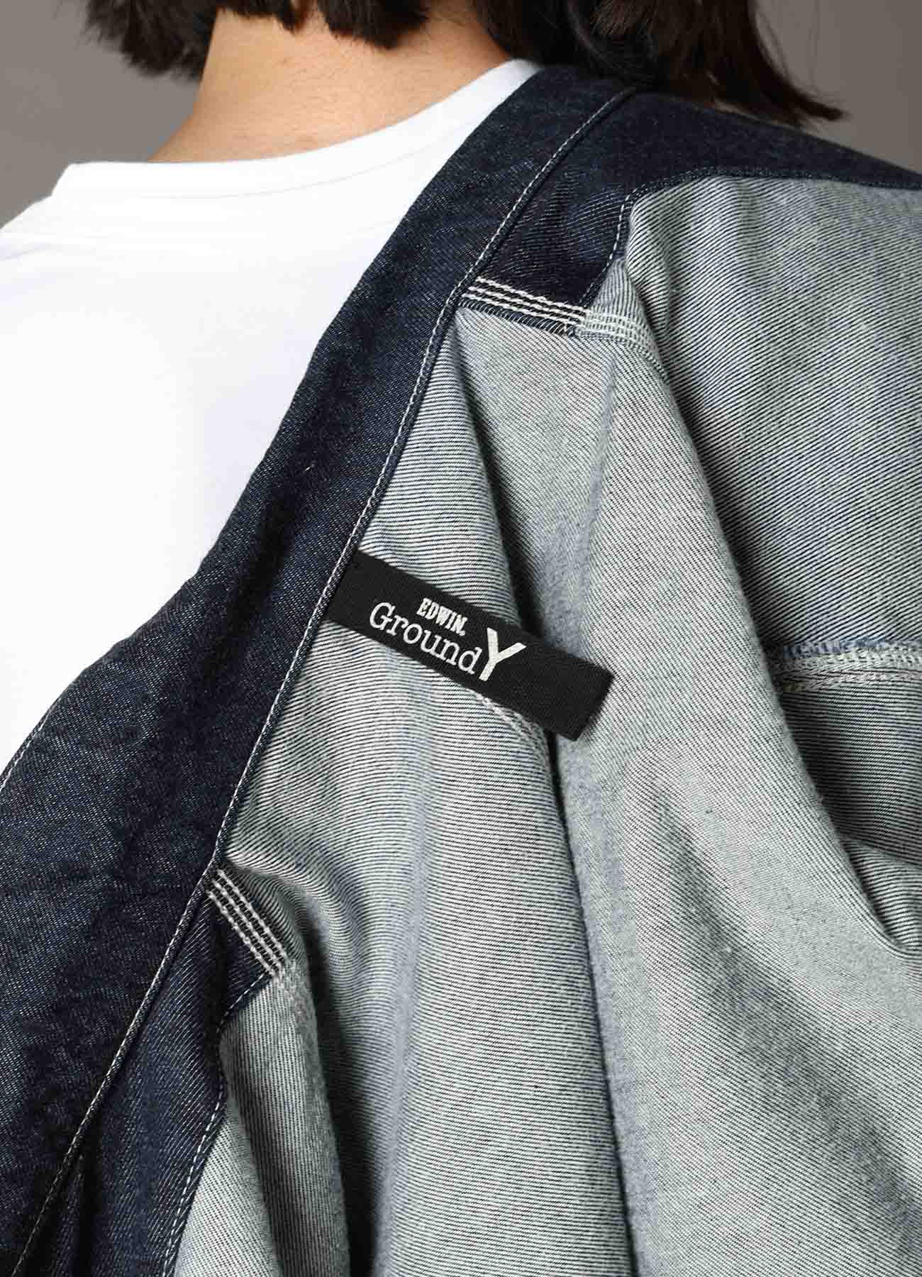 Ground Y×EDWIN 11oz INDIGO DENIM COVERALL – THE SHOP YOHJI YAMAMOTO