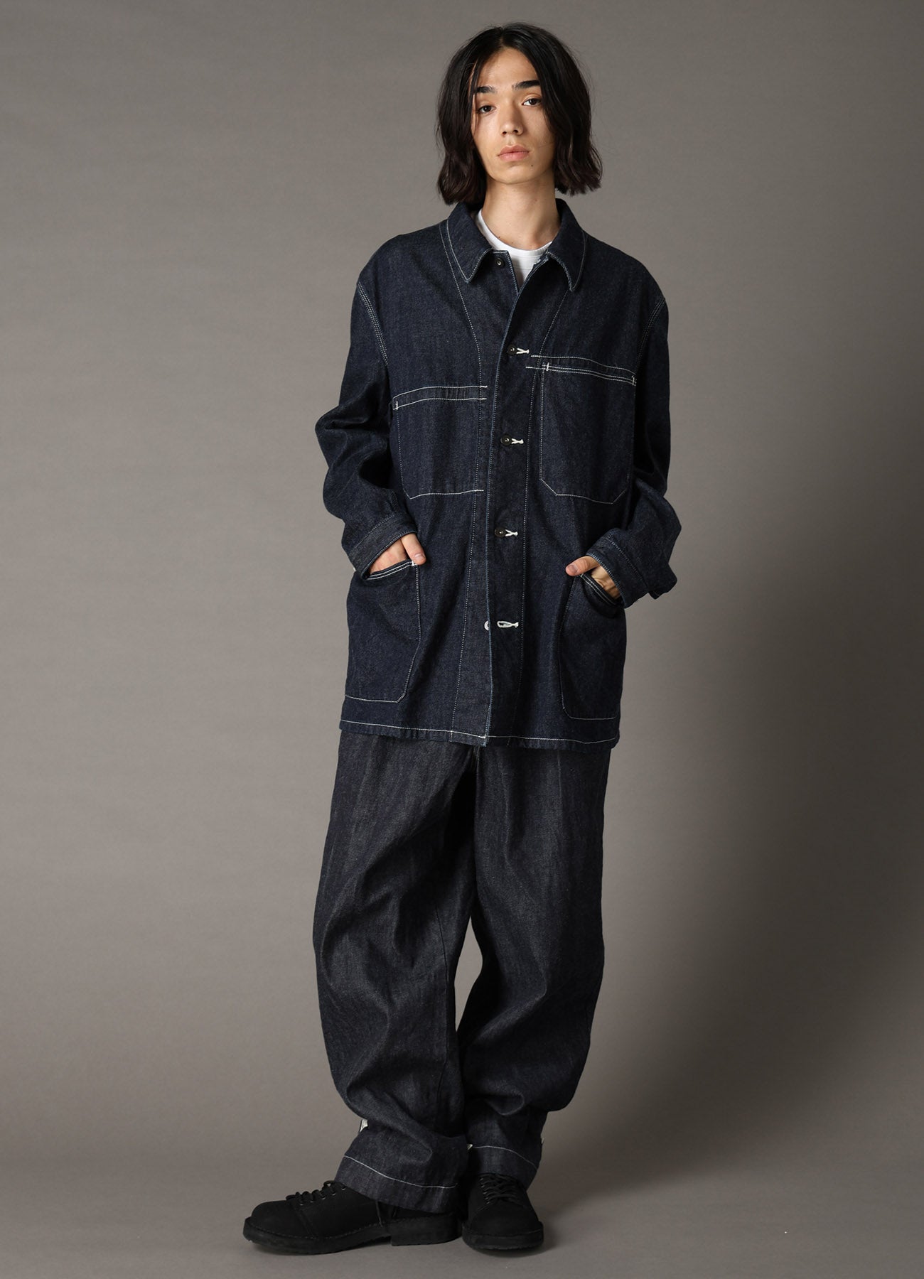 Ground Y×EDWIN 11oz INDIGO DENIM COVERALL
