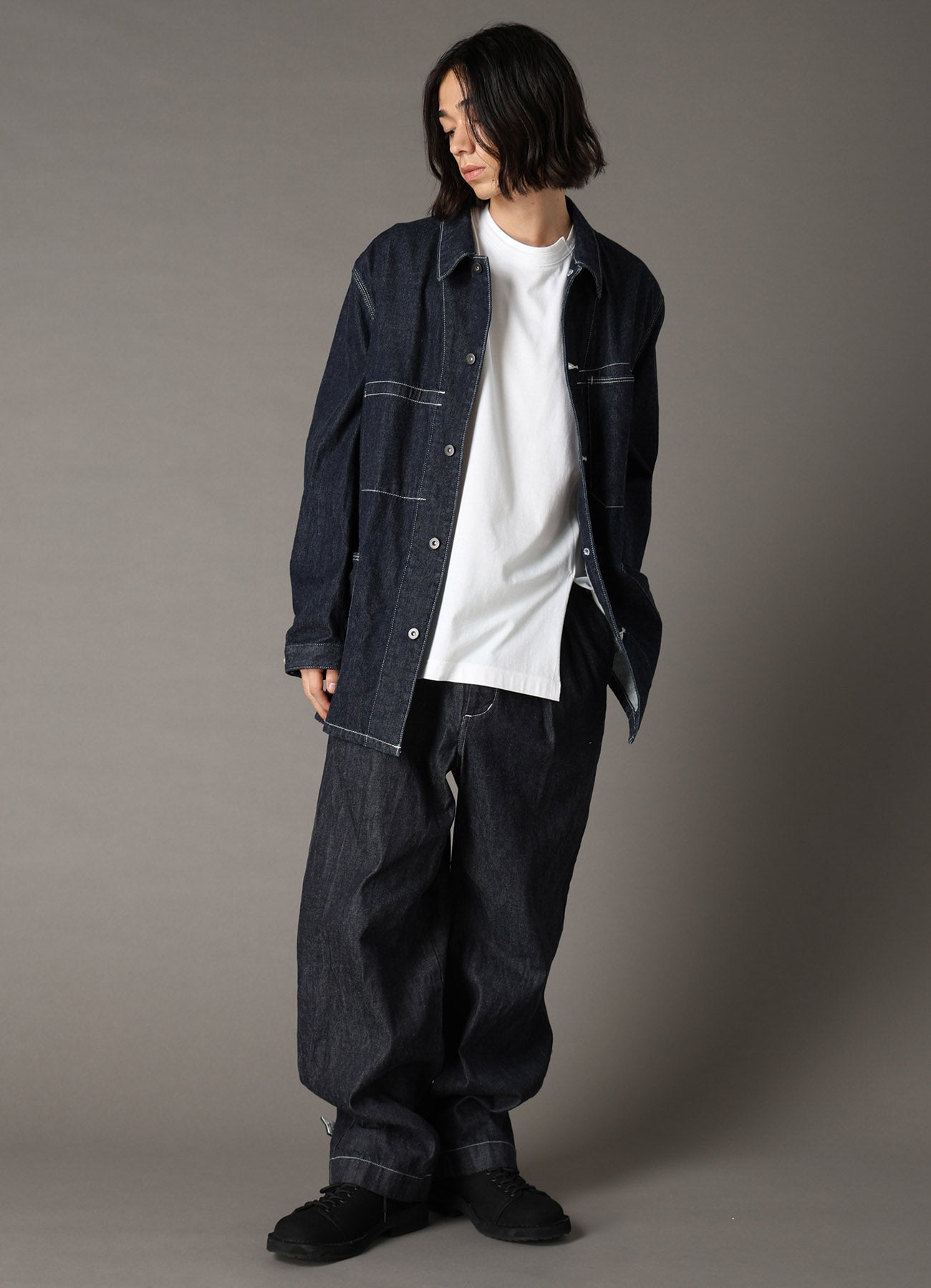 Ground Y×EDWIN 11oz INDIGO DENIM COVERALL