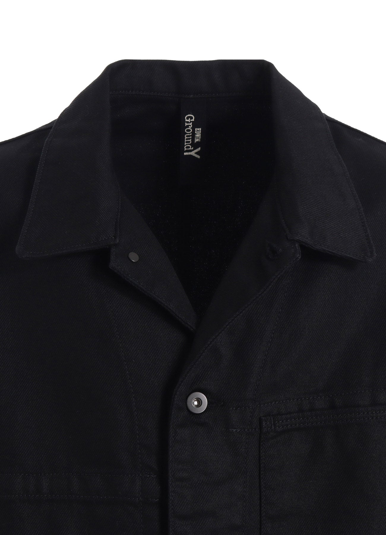 Ground Y×EDWIN 9oz BLACK TWILL COVERALL