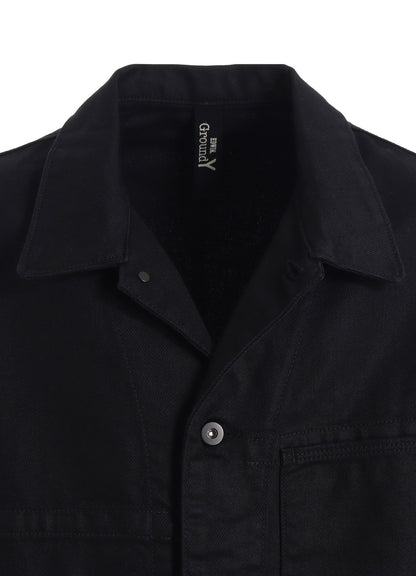 Ground Y×EDWIN 9oz BLACK TWILL COVERALL