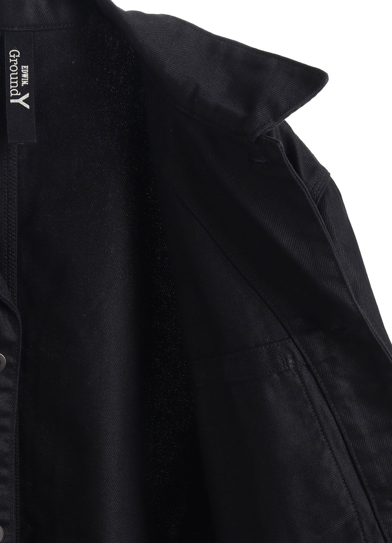 Ground Y×EDWIN 9oz BLACK TWILL COVERALL