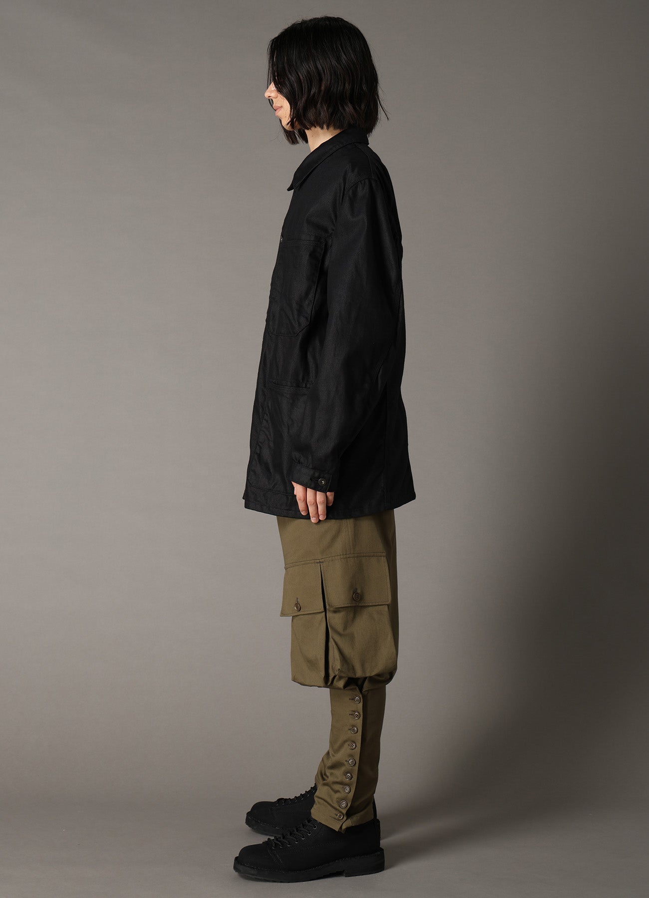 Ground Y×EDWIN 9oz BLACK TWILL COVERALL