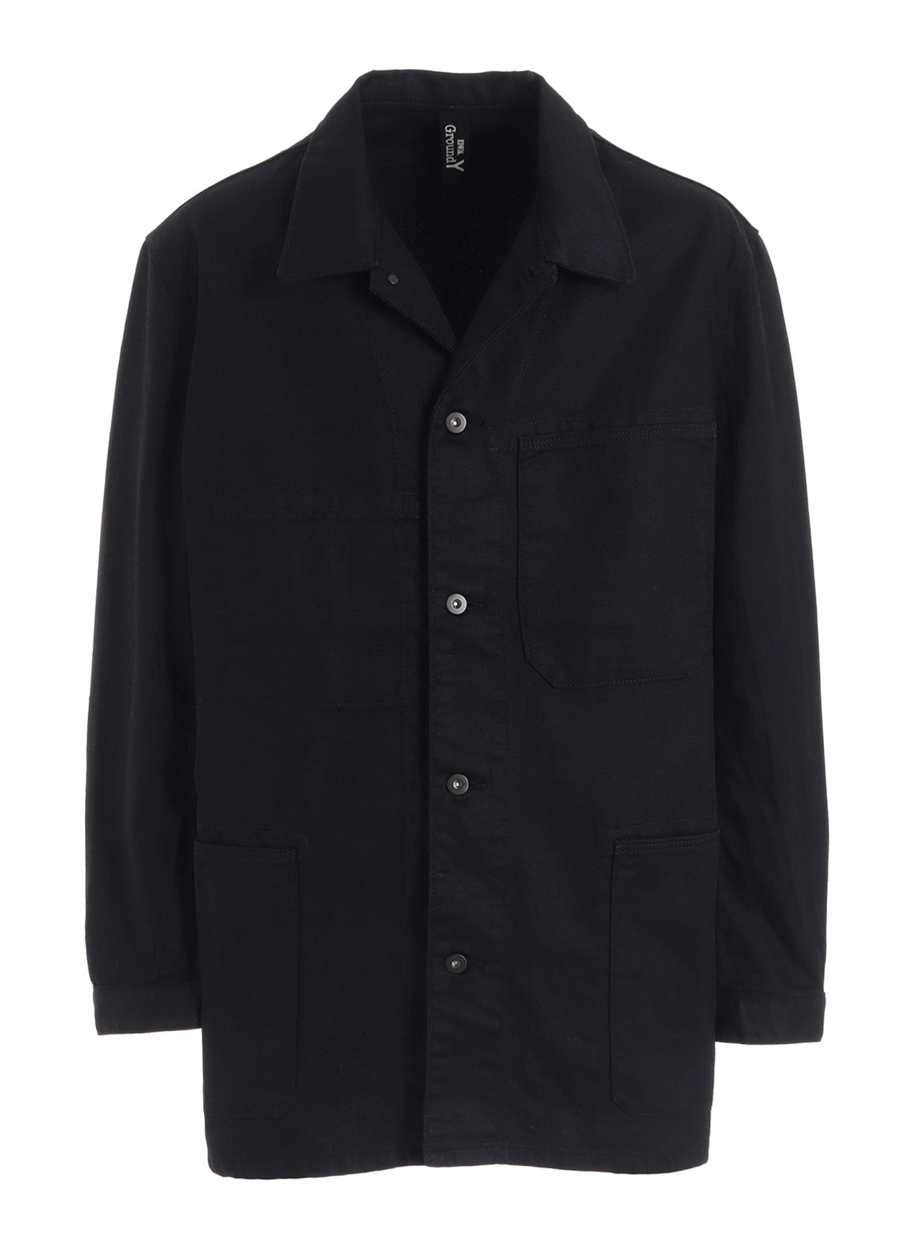 Ground Y×EDWIN 9oz BLACK TWILL COVERALL – THE SHOP YOHJI YAMAMOTO