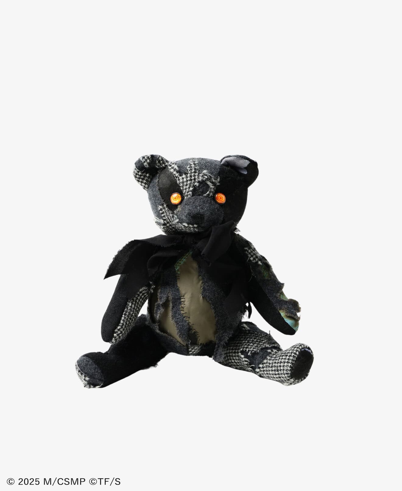 EXPLOSION TEDDY BEAR /GREY×BLACK