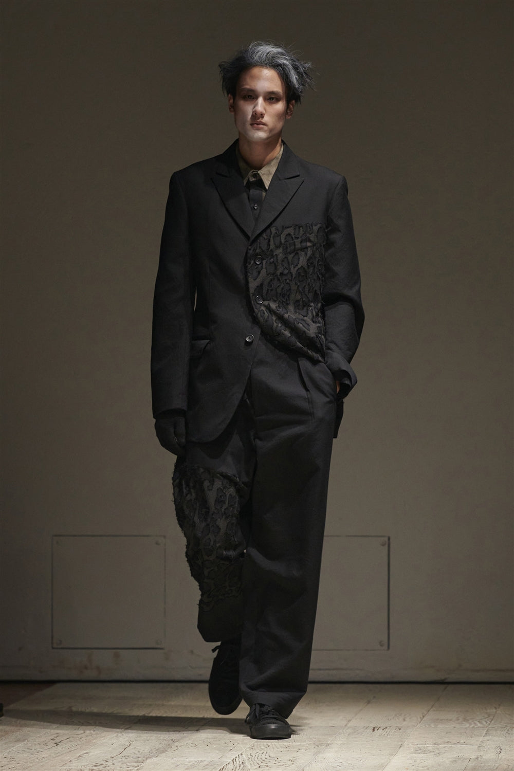 yohji yamamoto pour homme 22AW 襟別珍コート 【公式通販】