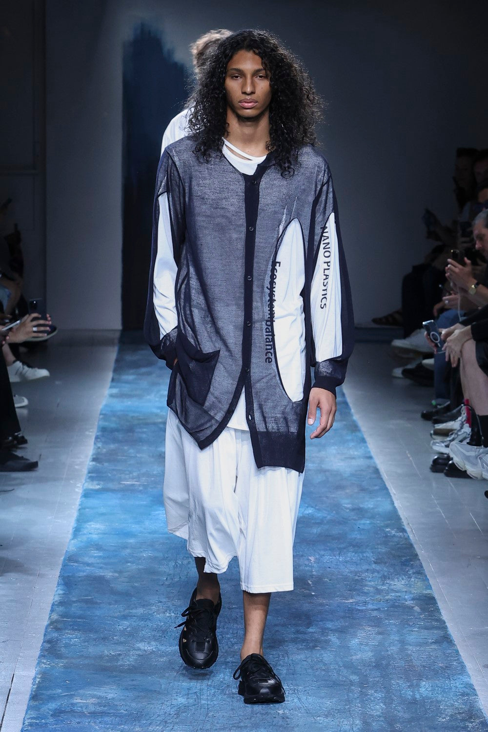 HIGH TWISTED SINGLE JERSEY TUCK PANTS