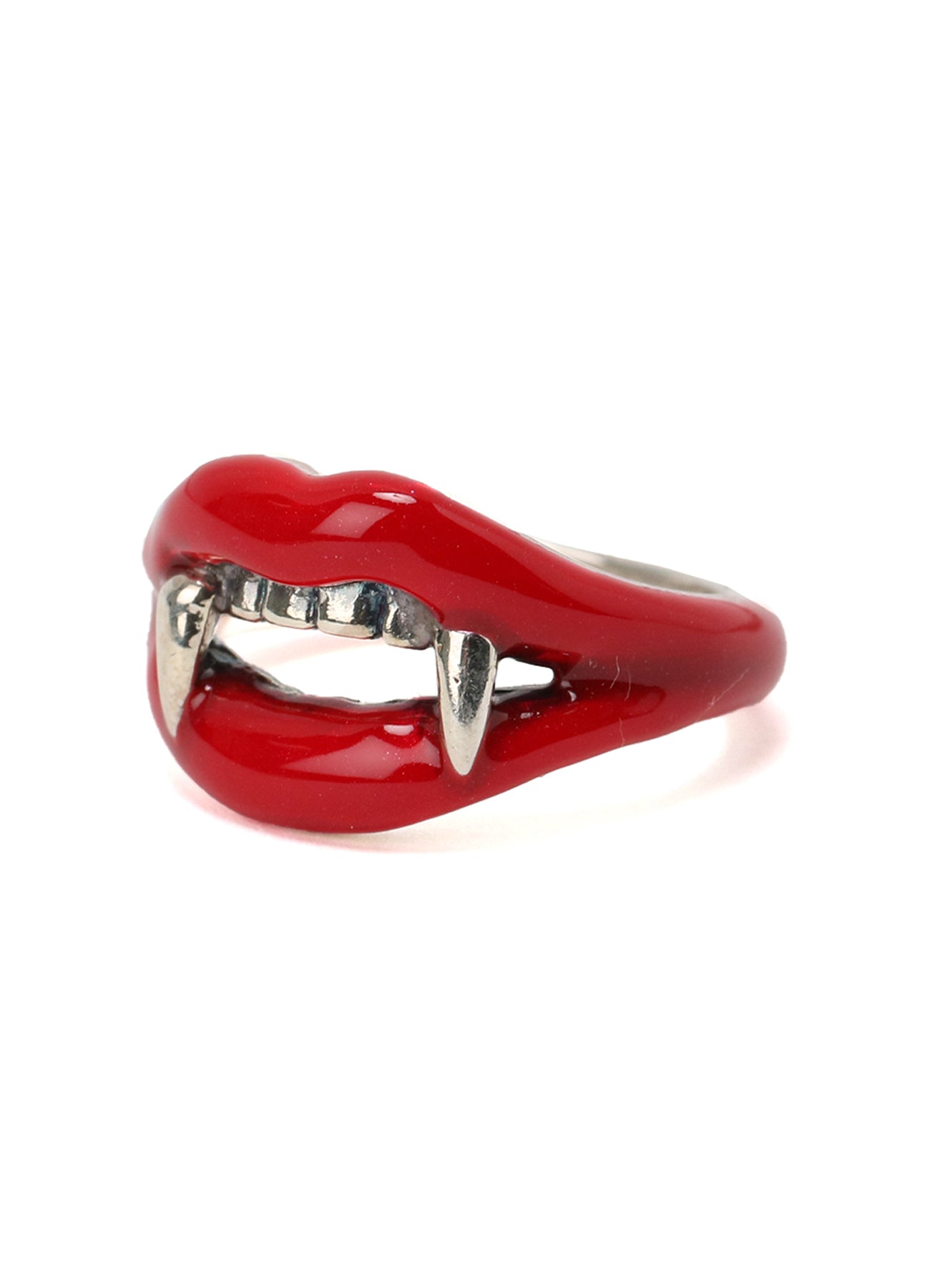 GOTHIC YOHJI YAMAMOTO ヴァンパイアリング　19号 SILVER 950 VAMPIRE PINKIE RING ROUGE – THE SHOP YOHJI YAMAMOTO