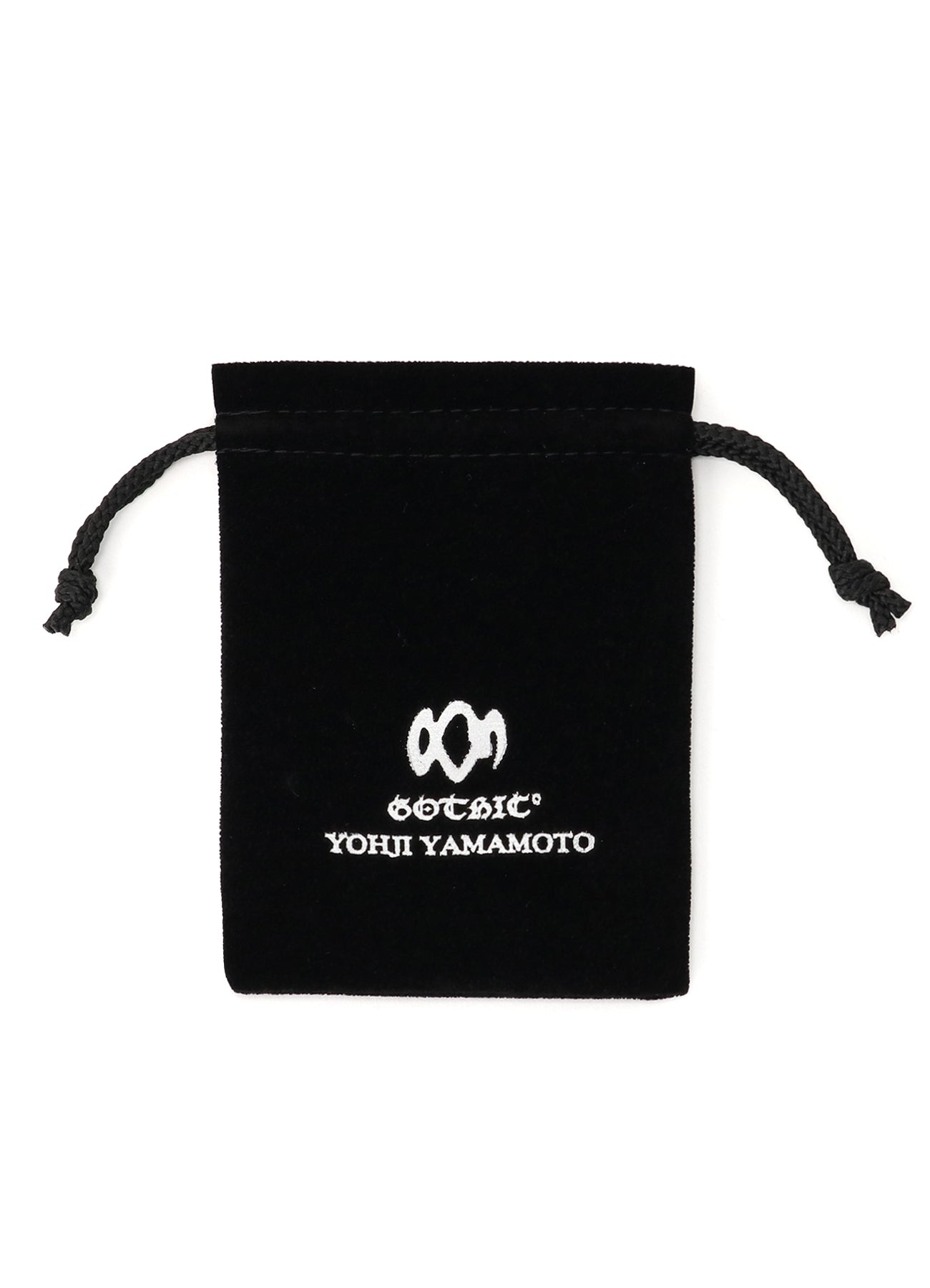 SILVER 950 VAMPIRE PINKIE RING ROUGE