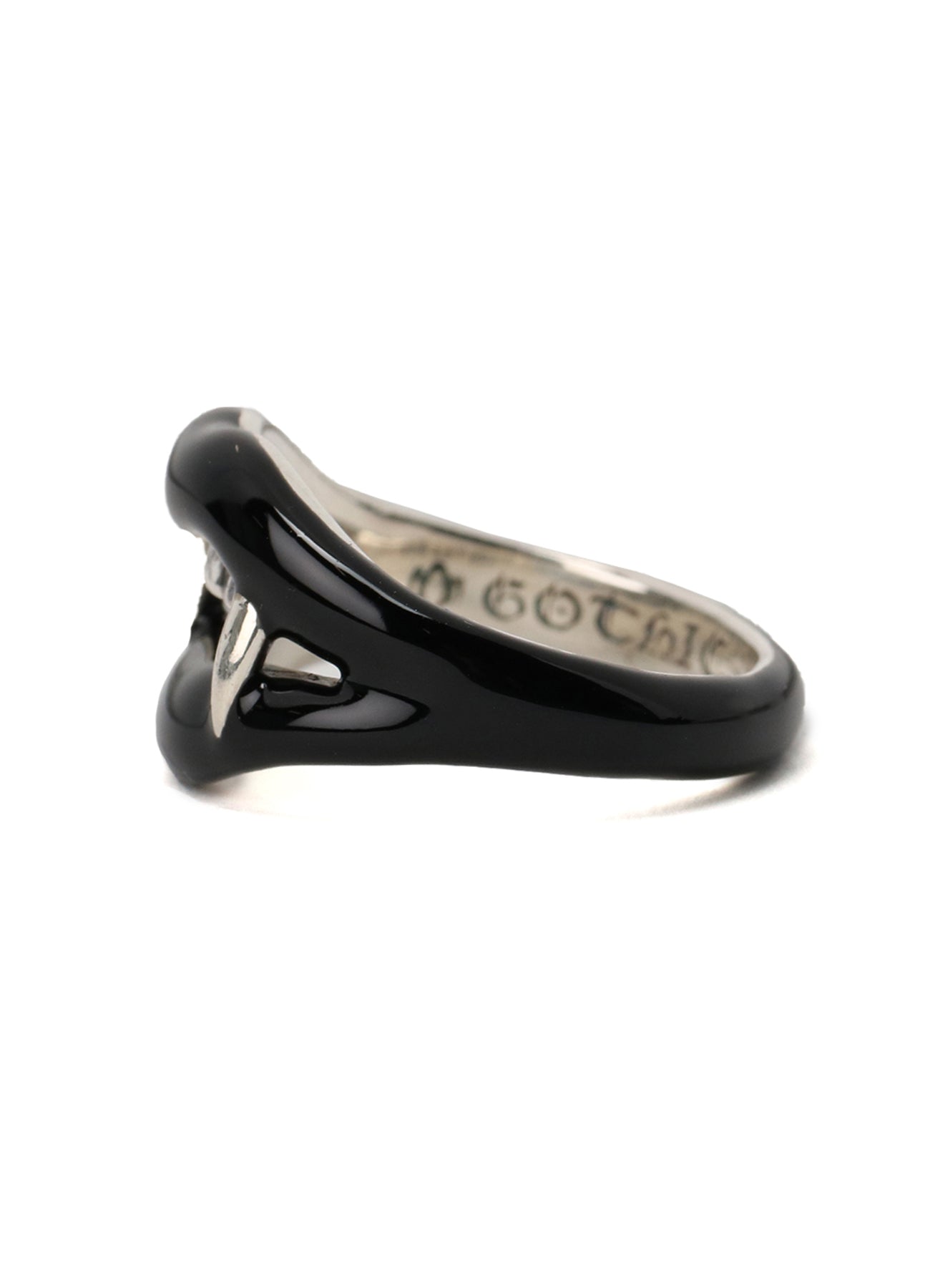 SILVER 950 VAMPIRE PINKIE RING BLACK – THE SHOP YOHJI YAMAMOTO