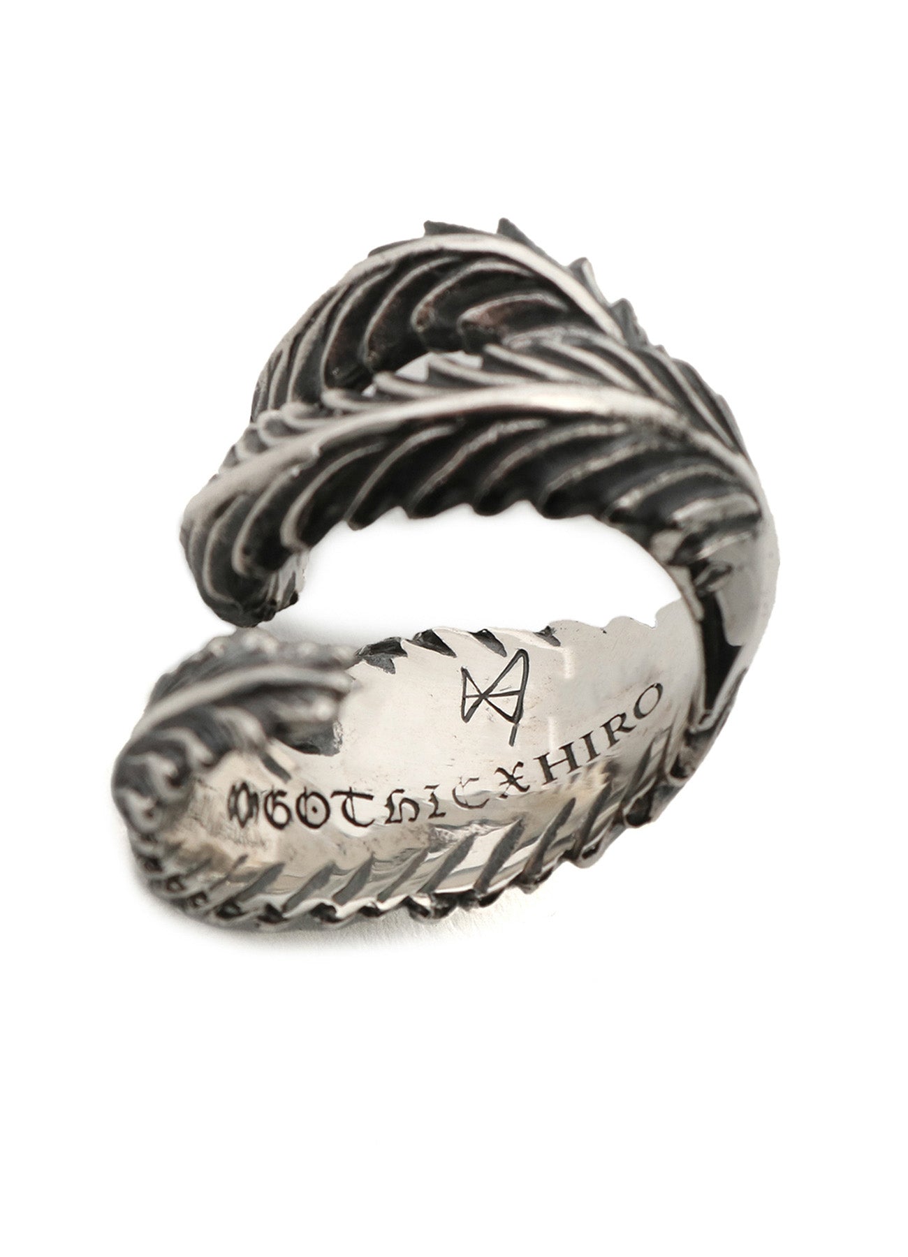 SILVER 950 FEATHER RING – THE SHOP YOHJI YAMAMOTO